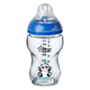 Tommee Tippee Closer to Nature Glass Decorated Bottle Blue 250ml