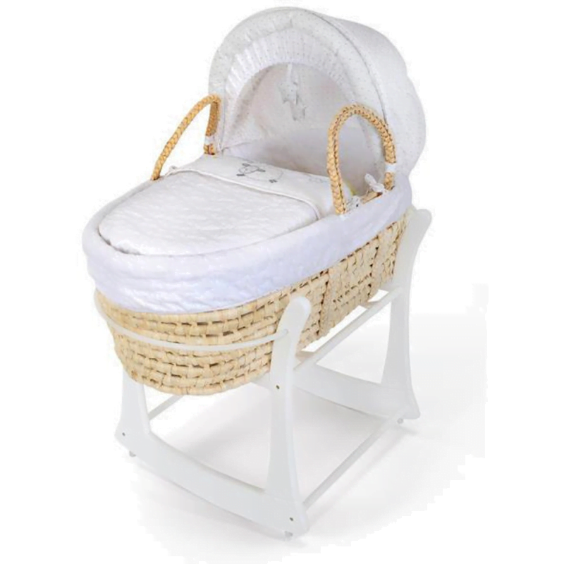 East Coast Rocking Moses Basket Stand - White