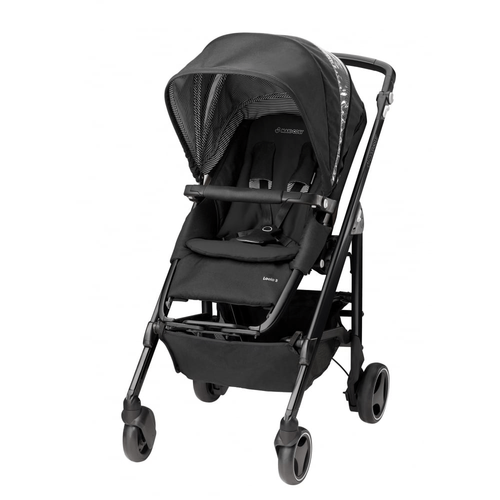 Maxi Cosi Loola 3 Pushchair Black Raven BabyMonitorsDirect