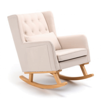 Babymore Lux Nursing Rocking and Arm Chair - Cream