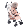 My Babiie MB02 Lightweight Stroller - Pink & Grey Chevron