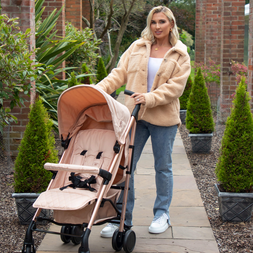 My Babiie MB51 Billie Faiers Stroller - Rose Gold and Blush