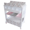 My Babiie Baby Bath and Changing Unit - Pink Geometric