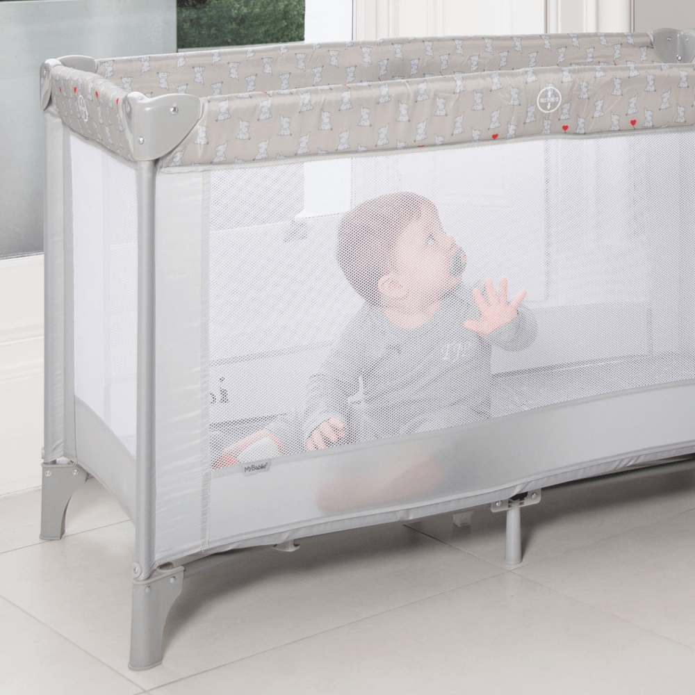 My Babiie Dani Dyer Travel Cot - Elephants