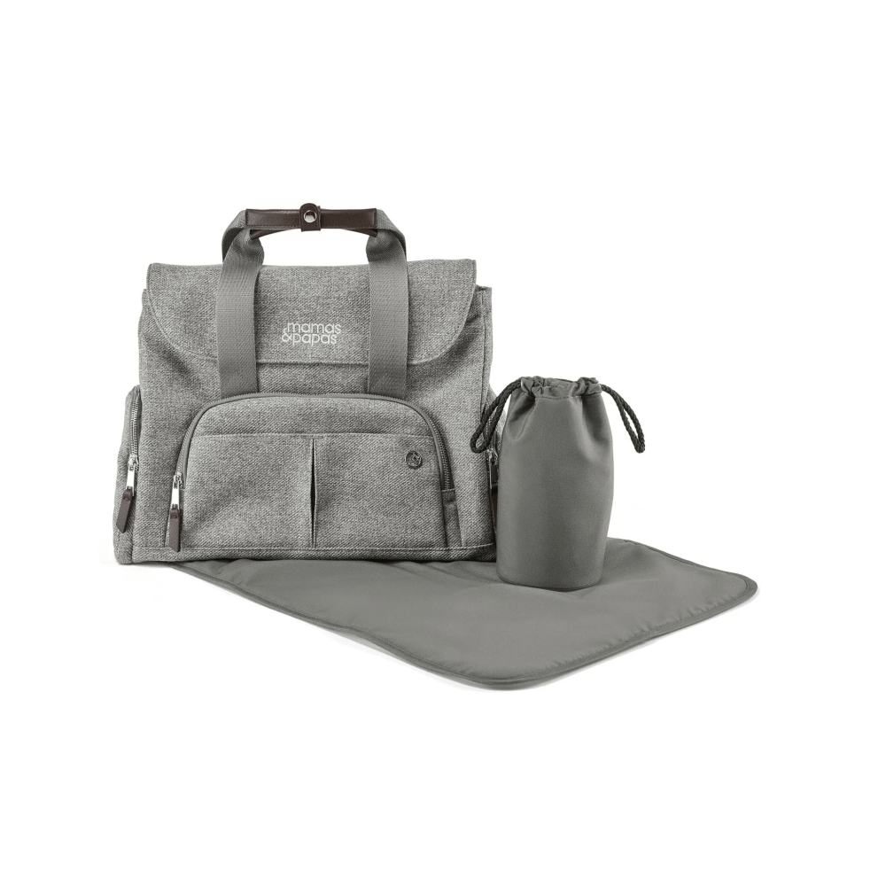 Mamas & Papas Ocarro 6 Piece Essentials Travel System Bundle - Woven Grey