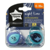 Tommee Tippee Night Time Soothers 6-18 Months - Pack of 2