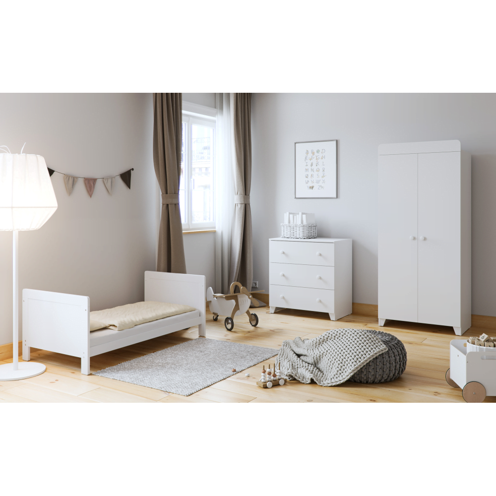 Callowesse Barnack Cot Bed - White