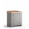 Callowesse Barnack Changing Table Dresser - Grey & Oak
