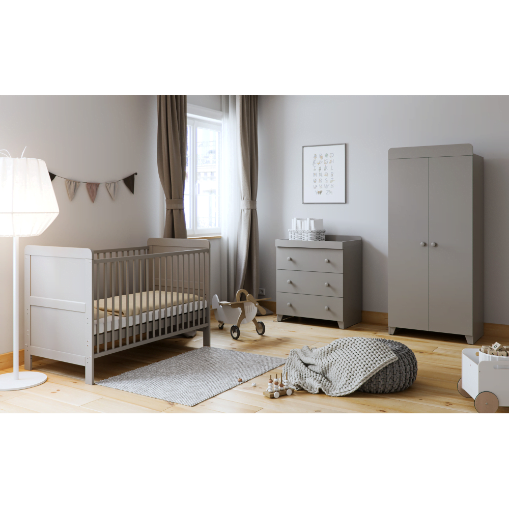 Callowesse Barnack Cot Bed - Grey