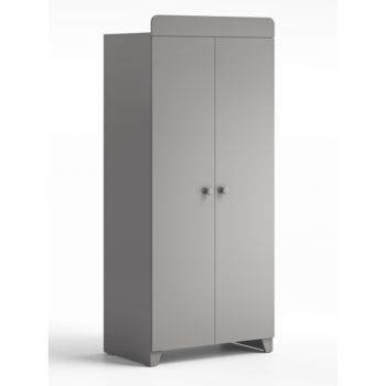 Callowesse Barnack Double Door Wardrobe - Grey