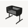 Joie Roomie GO Travel Bedside Crib (Black Frame) - Shale