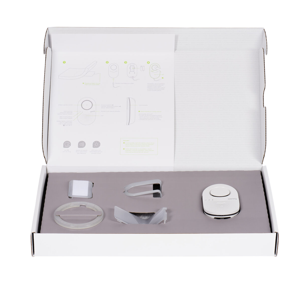 Nanny BM-03 Medically Certified Baby Breathing Monitor And Additional Sensor Pad Bundle - Image 28